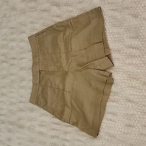 Linen high waist shorts banana republic